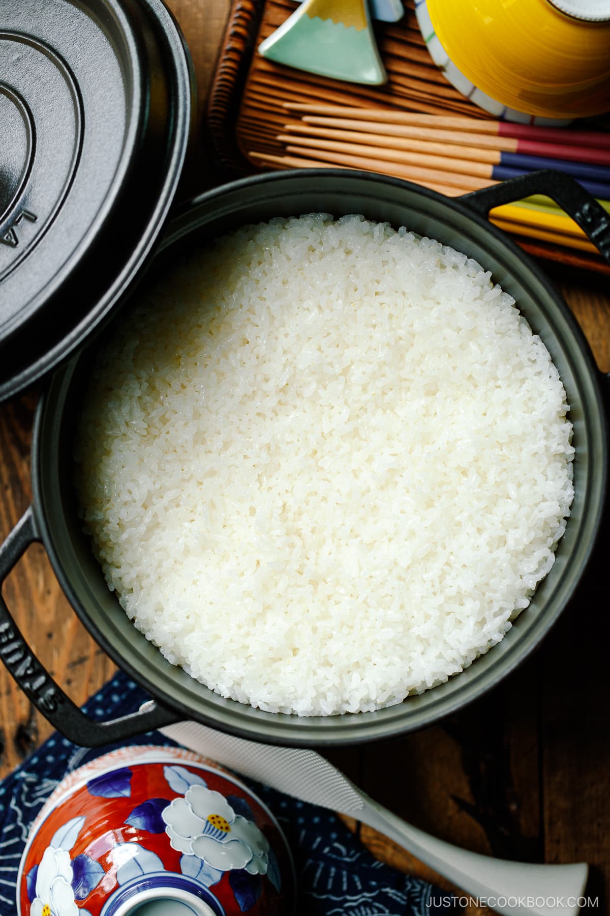 A bowl of steamed rice